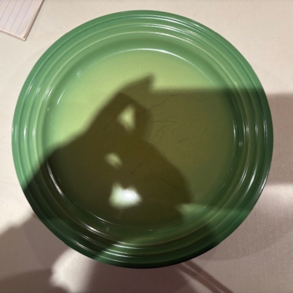 Le Creuset Bread/Dessert Plates (7) in Palm Green - Picture 2 of 2